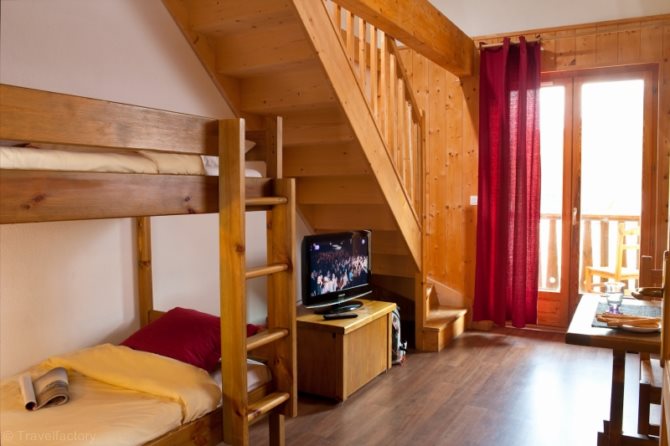 3 kamer appartement 8 personen + mezzanine of berghoek - Résidence Madame Vacances Les Fermes de Saint Sorlin - Saint Sorlin d'Arves