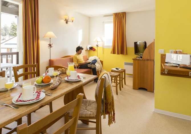 Studio 2 personen Superior - Résidence Odalys Mille Soleils 3* - Font Romeu - Pyrénées 2000
