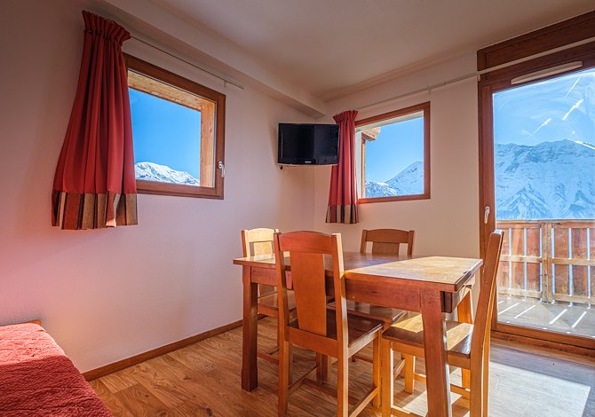 2-kamer appartement slaapnis - 3 t/m 6 personen - Résidence Vacanceole Etoiles d'Orion 3* - Orcières Merlette 1850