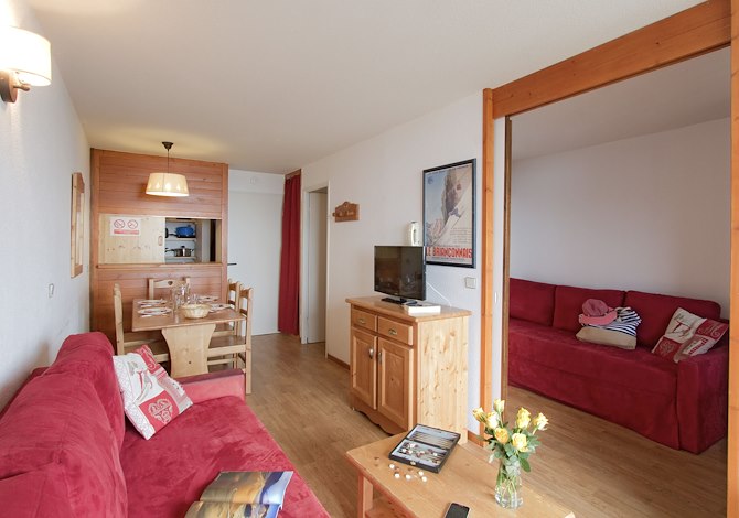 2-kamer appartement met cabine - 1 t/m 6 personen - Résidence Odalys Le Christiania - Alpe d'Huez