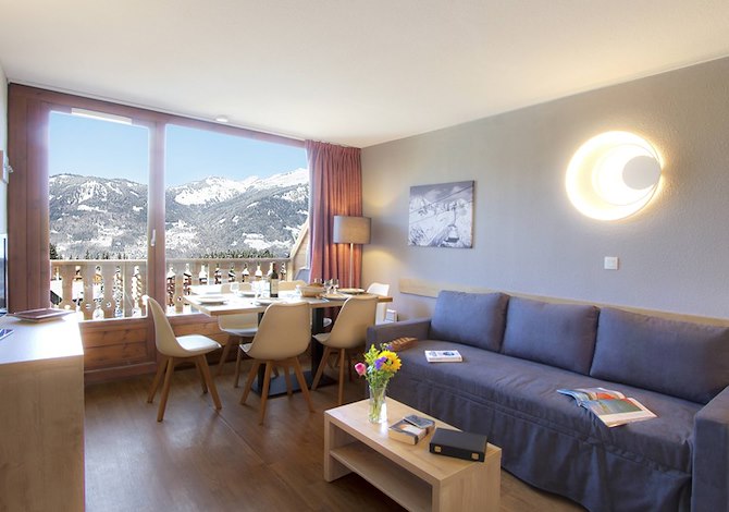 2 Kamer appartement cabine 5/6 personen - Résidence Odalys Le Buet 2* - Morillon 1100 Les Esserts