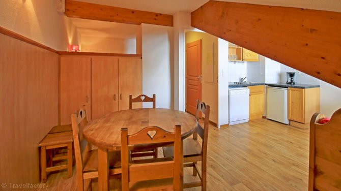 Studio 4 personen - Résidence Central Park 3* - La Foux d'Allos