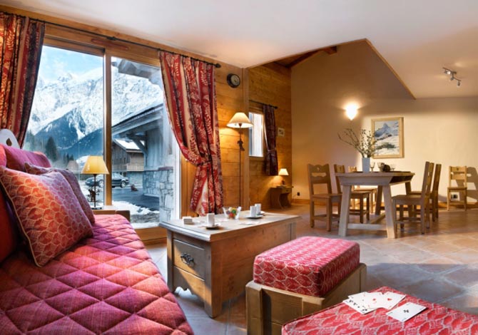 4-kamer appartement duplex - 4 t/m 8 personen - Résidence CGH & SPA Les Chalets de Jouvence 4* - Les Carroz d'Araches