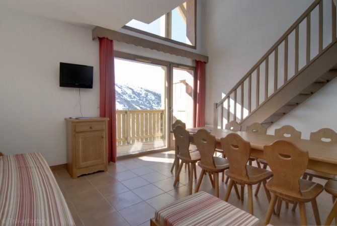 3-kamer appartement cabine slaapnis - 4 t/m 10 personen - Résidence Madame Vacances Le Vermont 3* - Valmeinier