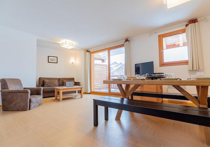 3 Kamers 10 Personen slaaphoek - Résidence Madame Vacances Le Parc des Airelles 3* - Les Orres
