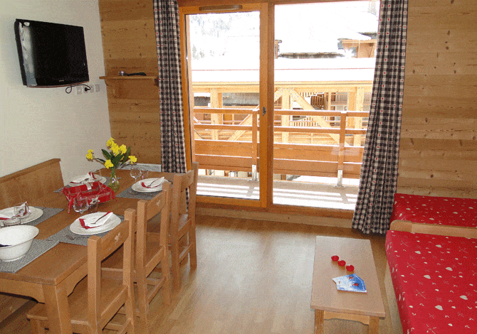 2/3 Kamers 6 personen Duplex - Résidence Les Chalets des Rennes 4* - Vars
