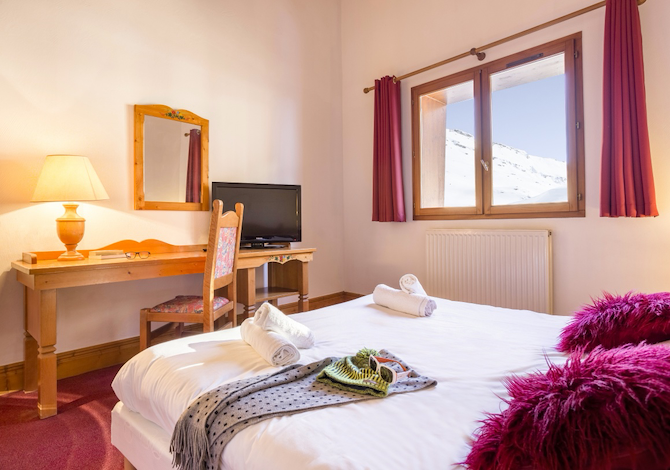 Kamer voor 4 personen met volpension - Hotel Club MMV Le Val Cenis 3* - Val Cenis Lanslebourg