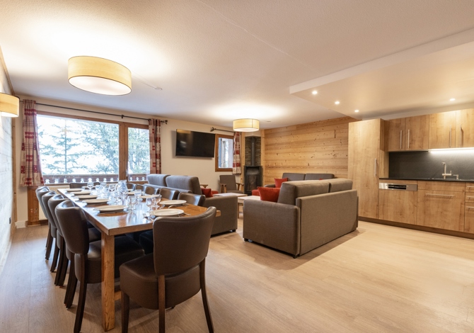 7 Kamers 12/14 Personen - Résidence Les Balcons de Belle Plagne & Spa 4* - Plagne - Belle Plagne