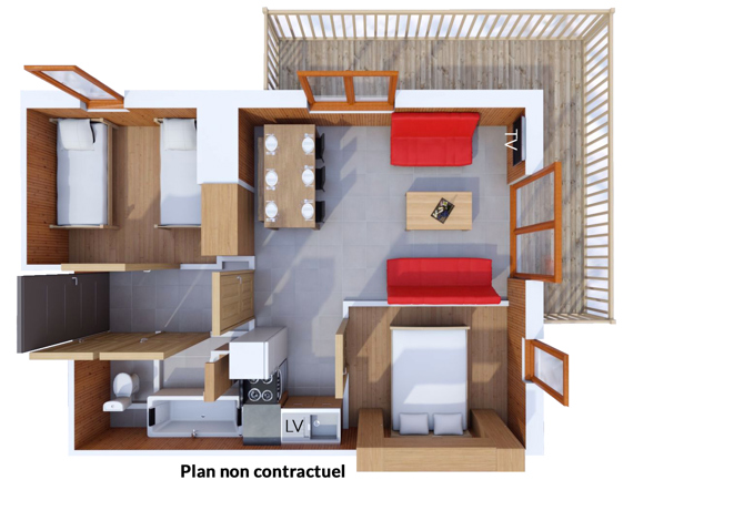 Résidence Les Balcons de Val Cenis Le Haut 3* - Val Cenis Lanslevillard