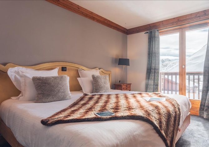 Slaapkamer Comfort 2 Volwassenen met ontbijt - Hôtel Les Suites du Montana 5* - Tignes 2100 Le Lac