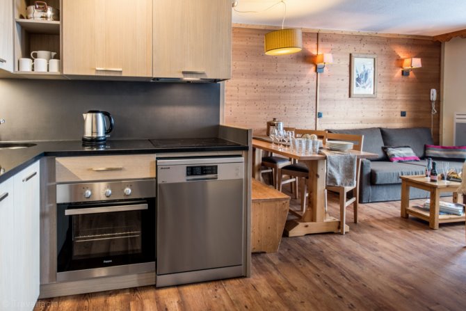 3-kamer appartement cabine - 2 t/m 6 personen - Résidences Village Montana 4* - Val Thorens