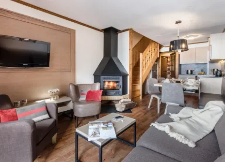 4 Stuk 6 personen Open haard kort verblijf - Résidence Village Montana Soleil 4* - Val Thorens