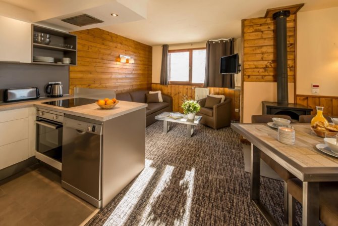 3 Piecs 4/6 Personen - Résidence Val 2400 4* - Val Thorens
