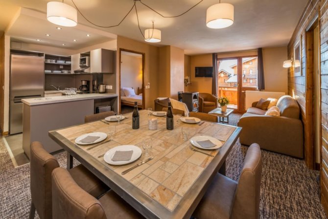 4 Kamer appartement 6 Personen - Résidence Val 2400 4* - Val Thorens