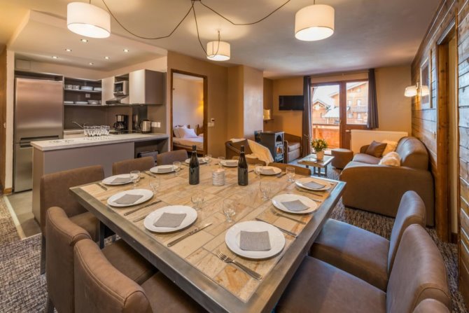 6 Kamer appartement 10 personen - Résidence Val 2400 4* - Val Thorens