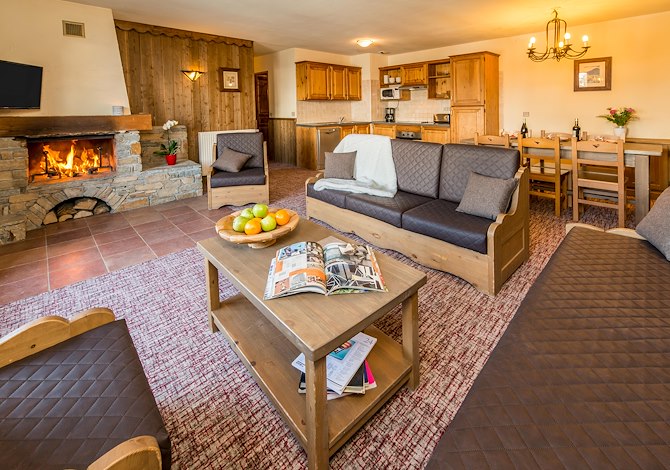 4 Kamers 6/8 Personen - Résidence Chalet Altitude 5* - Les Arcs 2000