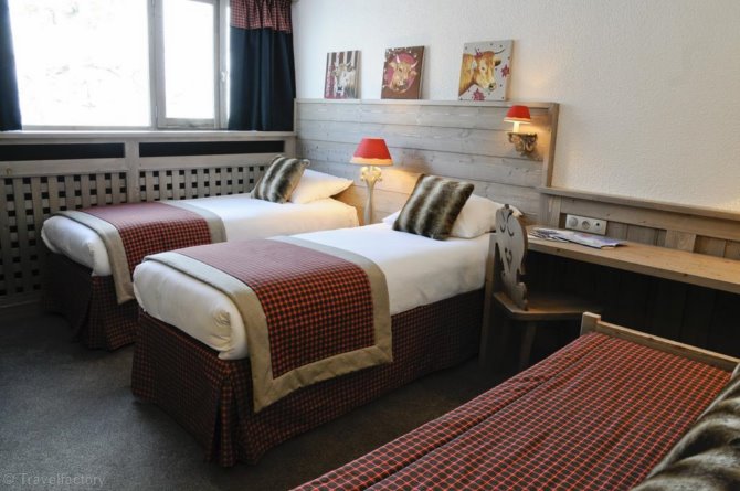 Kamer 4 personen - Arcadien Hôtel & Spa 3* - Les Arcs 1600