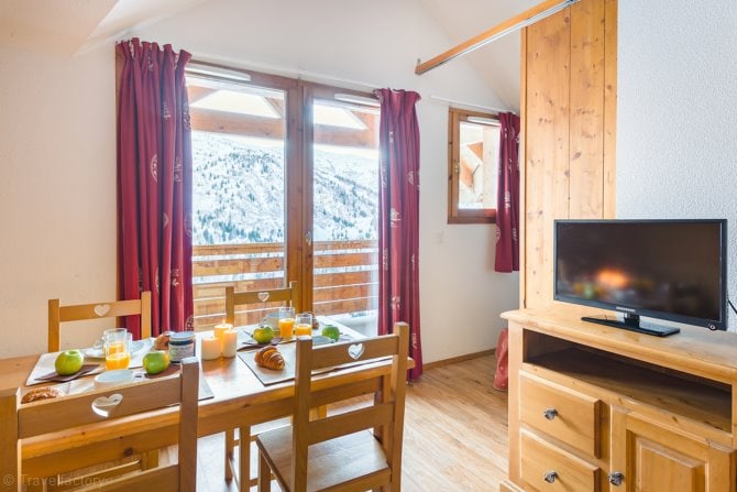 2-kamer appartement cabine - 2 t/m 6 personen - travelski home select - Chalets Le Grand Panorama II 3* - Valmeinier