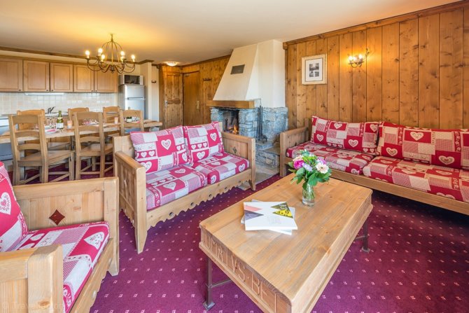 4 Kamer appartement 6/8 Personen - Résidence Le Refuge 4* - La Rosière