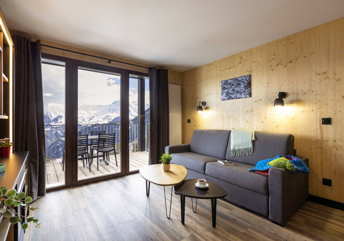 3 Kamers 6 Personen Comfort Bergzicht - Résidence Club MMV - L'Etoile des Sybelles 4* - Le Corbier