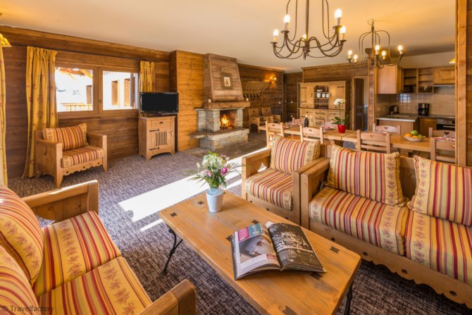 7 Kamers 12 Personen - Résidence Chalet de L'Ours 5* - Les Arcs 2000