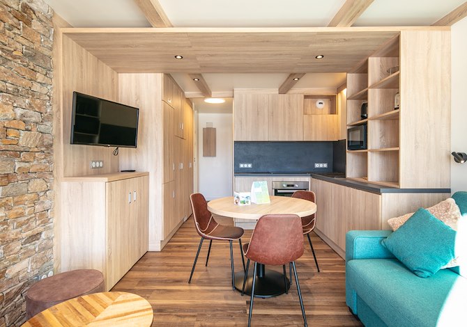Studio 3 Personen - Résidence Vacanceole Beauregard - Doucy