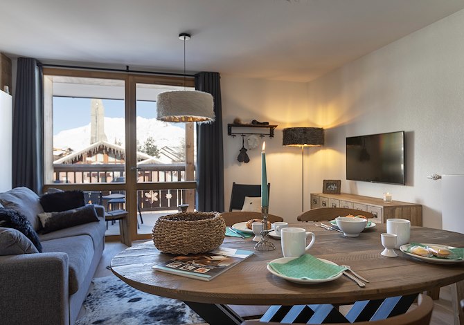 2 Kamer appartement cabine 6 Personen NANR - Résidence Neige et Soleil - Les Deux Alpes Centre 