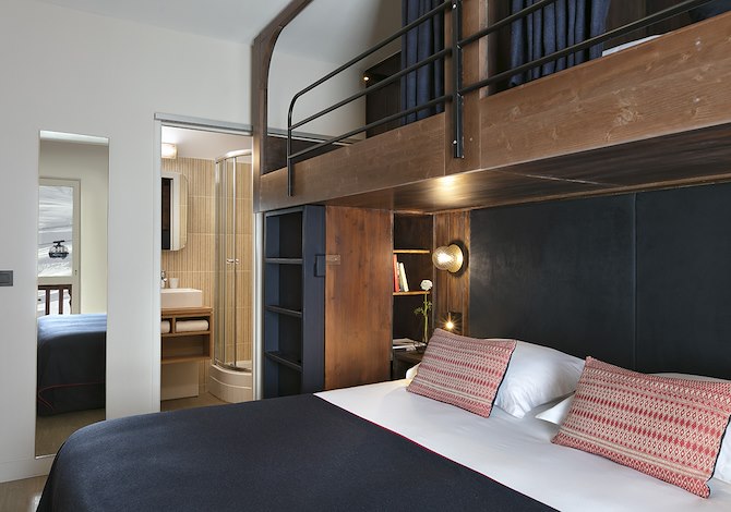 Klassieke Kamer appartement 2 volwassenen en 2 kinderen - Hôtel Marielle 4* - Val Thorens
