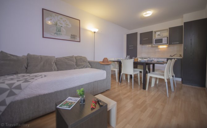 2-kamer appartement slaapnis pistezicht - 2 t/m 6 personen - Résidence Les Terrasses du Soleil d'Or 3* - Les Orres