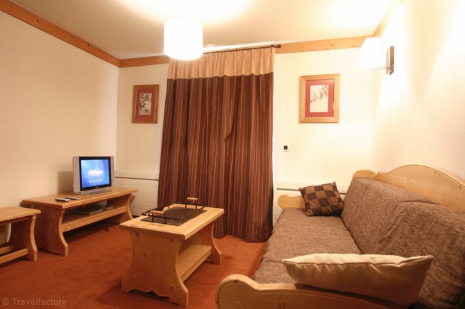 2-kamer appartement slaapnis - 2 t/m 4 personen - Résidence Vacanceole L'Alba - Les Deux Alpes Centre 
