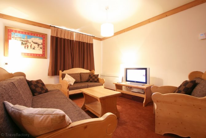 4 Kamer appartement 8 personen Coin nuit - Résidence Vacanceole L'Alba - Les Deux Alpes Centre