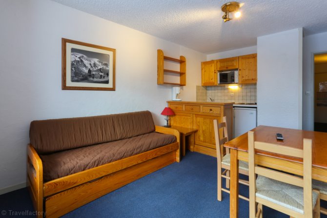 Studio 4 personen - Résidence Vacanceole Meijotel - Les Deux Alpes Centre