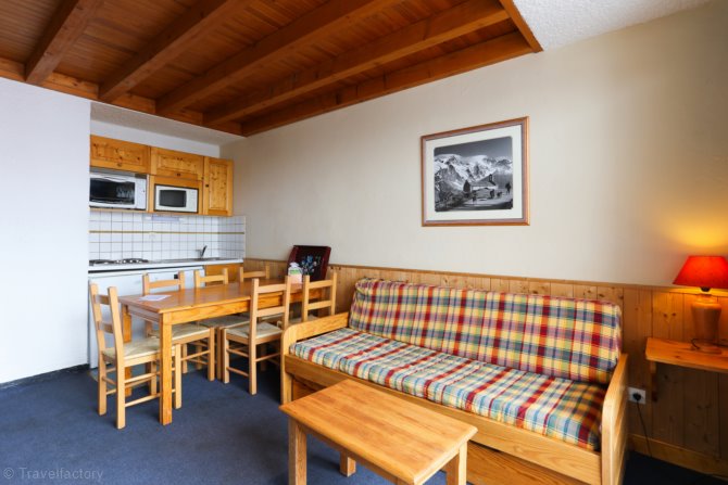 2 Kamer appt. cabine 6 personen - Résidence Vacanceole Meijotel - Les Deux Alpes Centre