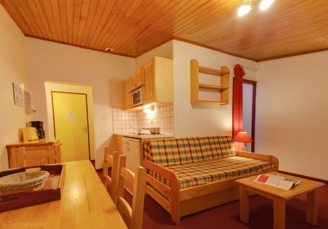 Studio 4 personen - Résidence Vacanceole Vallée Blanche - Les Deux Alpes Centre