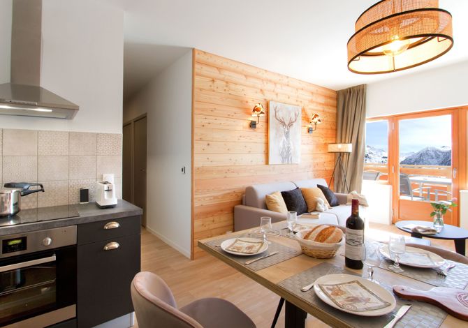 3 Kamers 6 Personen - Résidence Prestige Odalys Rochebrune Les Cimes - Orcières Merlette 1850