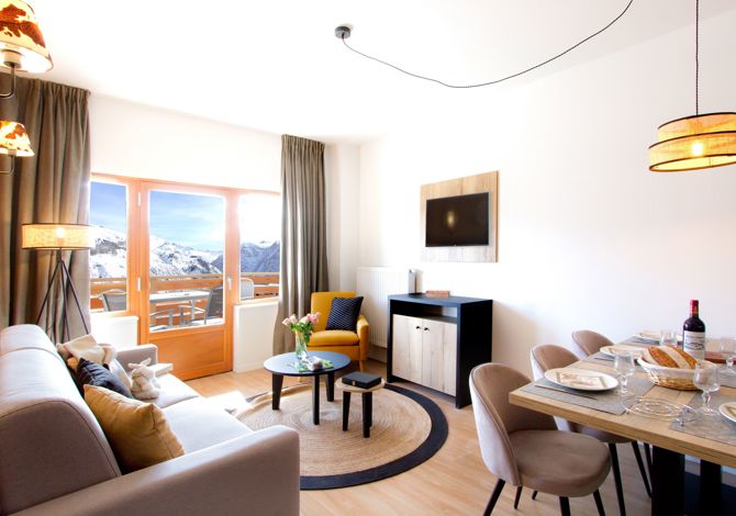 4 Kamer appartement duplex 8 Personen - Résidence Prestige Odalys Rochebrune Les Cimes - Orcières Merlette 1850
