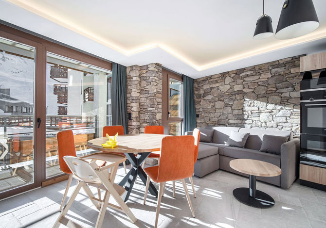 3 Pieces 6 Personen met cabine - Résidence Quartz - Tignes Val Claret