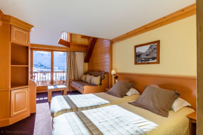 Duplex Suite 4 personen Halfpension - Hôtel Le Levanna 4* - Tignes 2100 Le Lac