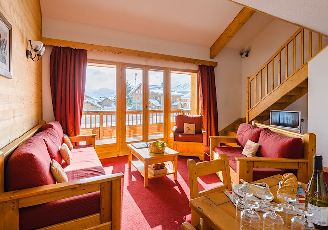 3-kamer appartement cabine - 4 t/m 8 personen - Résidence Lagrange Vacances L'Ecrin des Sybelles 4* - La Toussuire