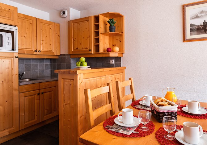 2 kamers appt. cabine 5/6 personen - Résidence Lagrange Vacances Les Chalets du Galibier 4* - Valloire
