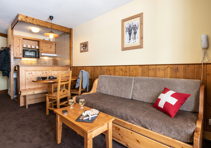 2-kamer appartement Comfort - 2 t-m 4 personen - Résidence Le Cheval Blanc 3* - Dutchweek - Val Thorens