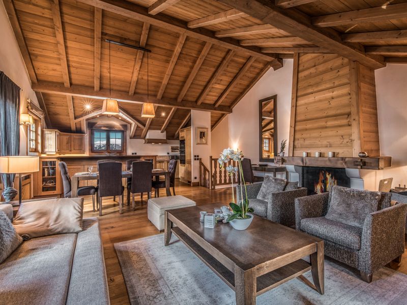 Appartement Courchevel 1850, 4 kamer appartement, 6 personen - Duplex idéalement situé avec cheminée à Courchevel - Courchevel 1850