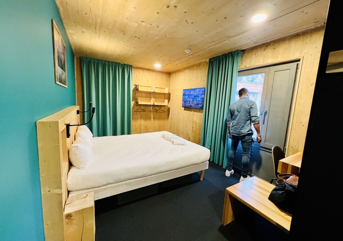 Slaapkamer Dubbel niet-annuleerbaar niet-terugbetaalbaar - The People Hostel - Les Deux Alpes Centre