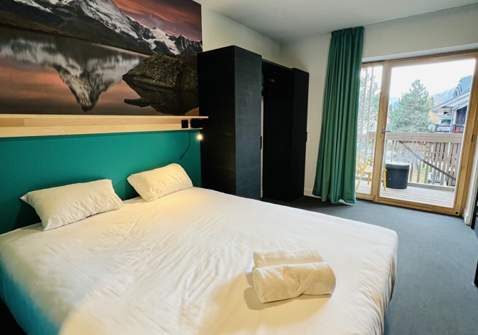 Familiekamer voor 4 personen - The People Hostel - Les Deux Alpes Centre