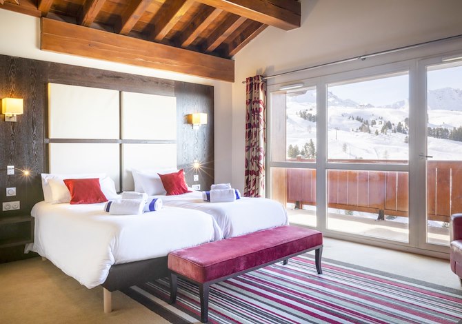 Kamer voor 3 personen Volpension Communicante - Hotel Club MMV Les 2 Domaines 4* - Plagne - Belle Plagne