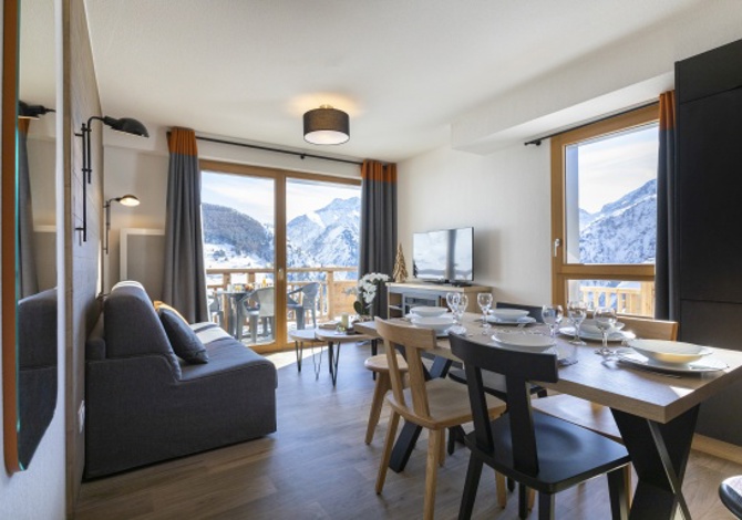 3 Kamers 6 personen Comfort - Résidence Club MMV Les Clarines 4* - Les Deux Alpes Soleil