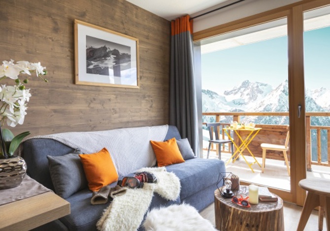 3 kamers voor 6 personen met uitzicht op de bergen - Résidence Club MMV Les Clarines 4* - Les Deux Alpes Soleil