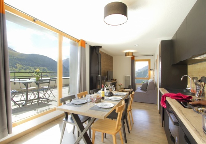 5 Kamer appartement 10 Personen Met Uitzicht Op De Bergen - Résidence Club MMV Les Clarines 4* - Les Deux Alpes Soleil