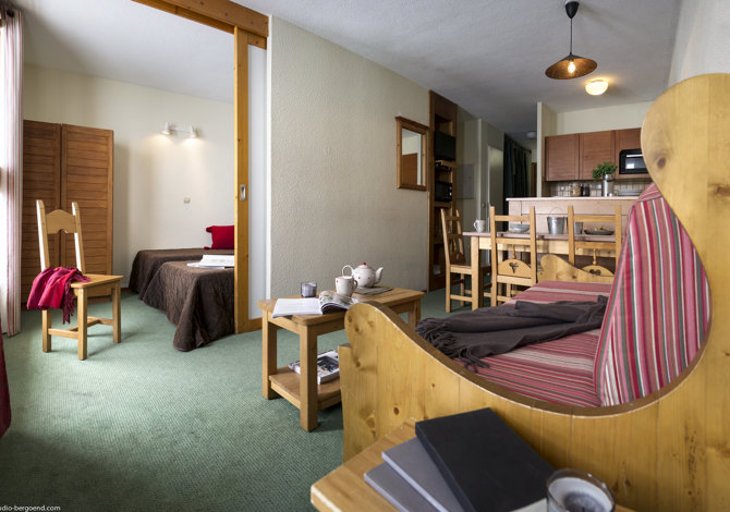 2-kamer appartement cabine - 2 tm 6 personen - Résidence Le Cheval Blanc 3* - Dutchweek - Val Thorens