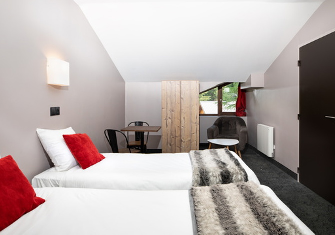 Familiekamer Superior met ontbijt - Hôtel Club du Soleil Valfréjus - Valfréjus